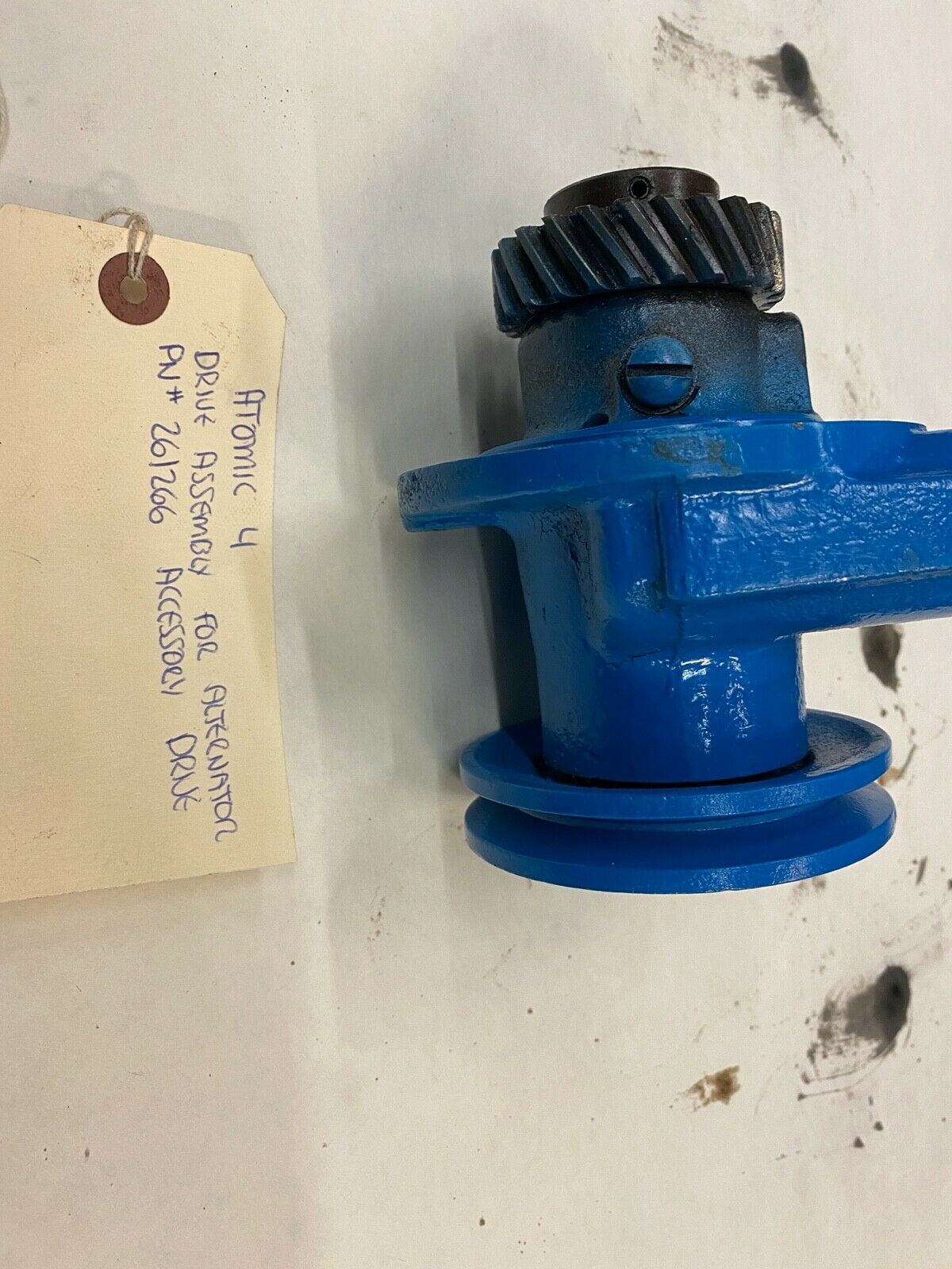 Atomic 4 Drive Assembly for Alternator 261266 Accessory Drive Used / Good Condit - Fresh Stock Dated October 2025