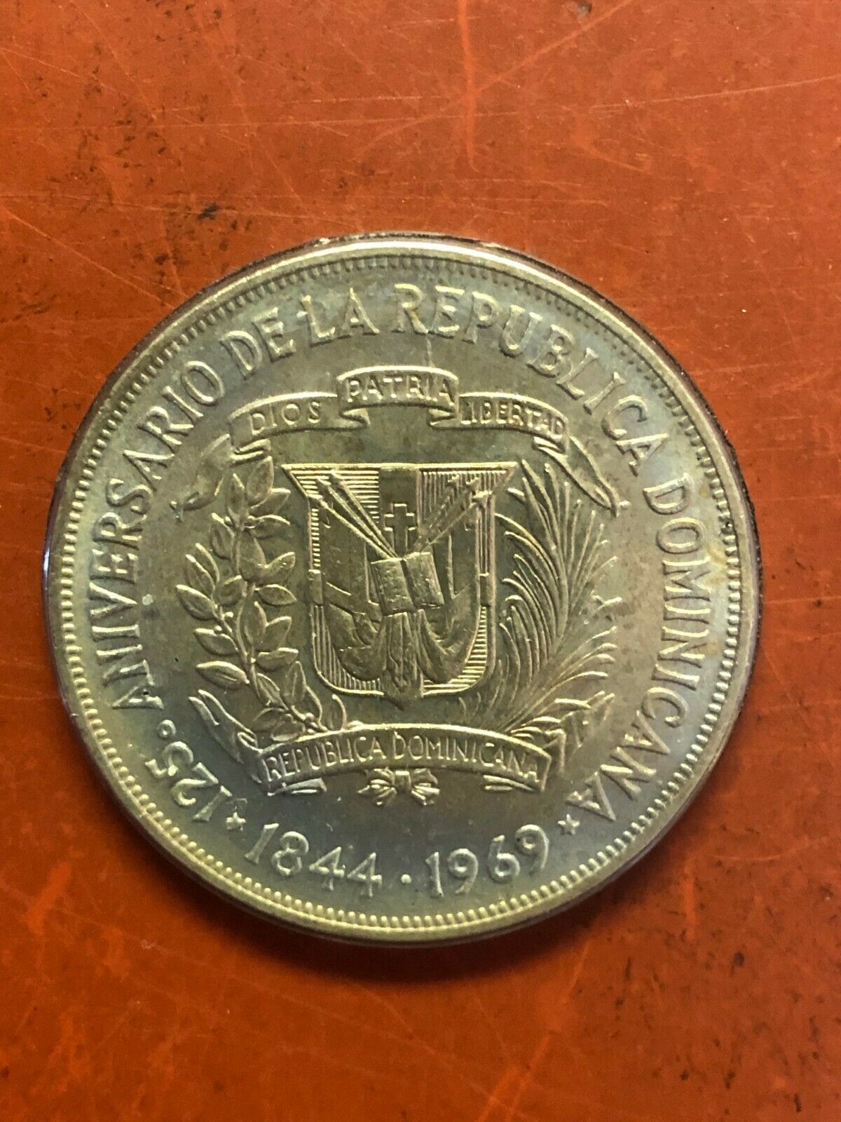 Dominican Republic Misc. Pesos Silver Coins LOT OF (3) BU - Fresh Stock Dated October 2025