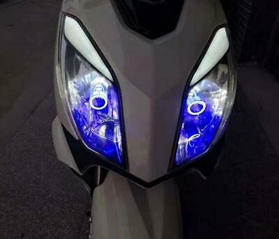 Suzuki GSXS 750 LED Bulb 2015-2021 Blue Angel Eyes Halo High-Low White 5000LM - Fresh Stock Dated October 2025