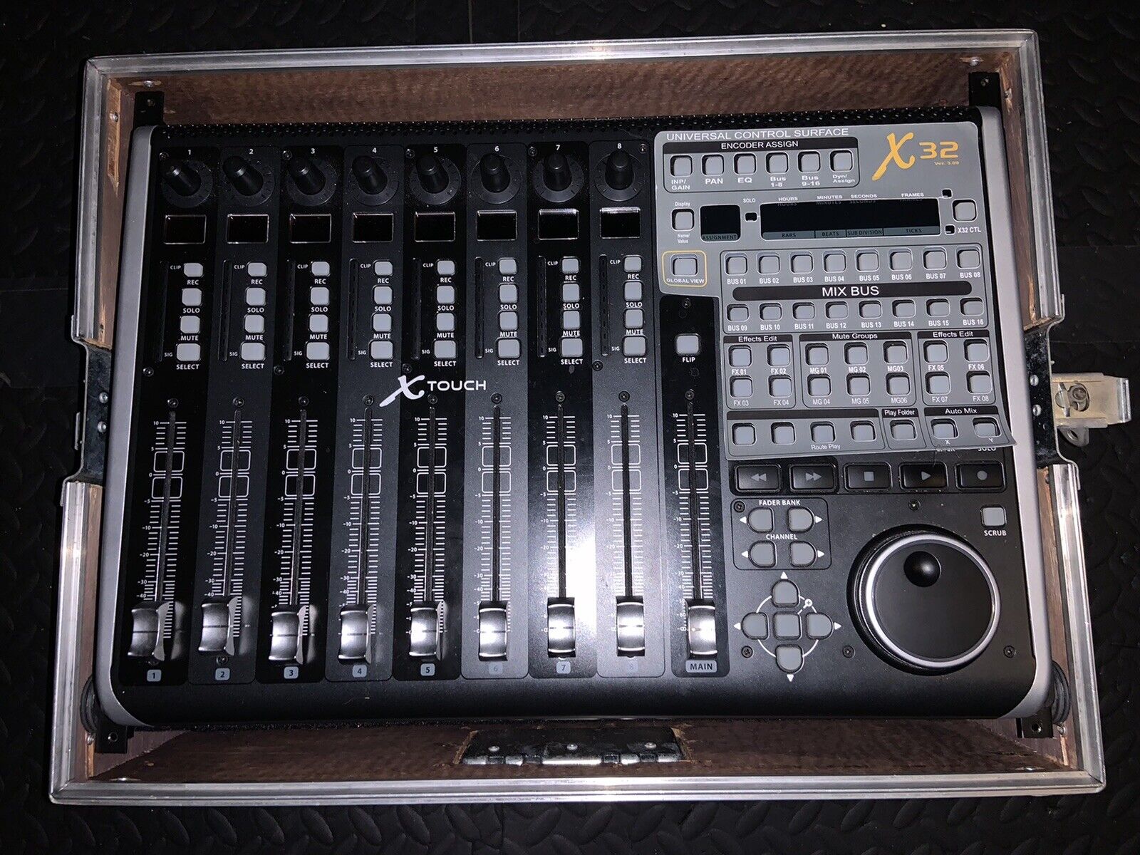 Behringer X-TOUCH Universal Control Surface With Flight Case. - Fresh Stock Dated October 2025