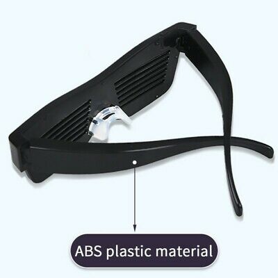 LED Magic Bluetooth Party Flashing Glasses APP Control Luminous USB Glasses - Fresh Stock Dated October 2025