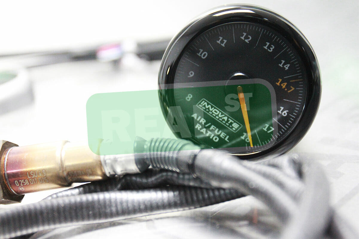 Innovate MTX-AL Analog  Air/Fuel Ratio Gauge Kit Black Dial 3855 - Fresh Stock Dated October 2025