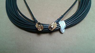 50 FT SMA plug TO  SMA plug LMR-100A  coax cable  t  50 ohm ( male to male) - Fresh Stock Dated October 2025