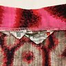 Vintage 60s Abstract Pink Brown White Long Wrap Skirt - Fresh Stock Dated October 2025