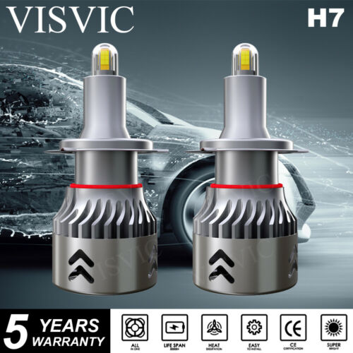 For Yamaha R3 2015 - 2020 - 2x H7 White 6000K LED Headlight Bulbs Upgrade Kit - Fresh Stock Dated October 2025