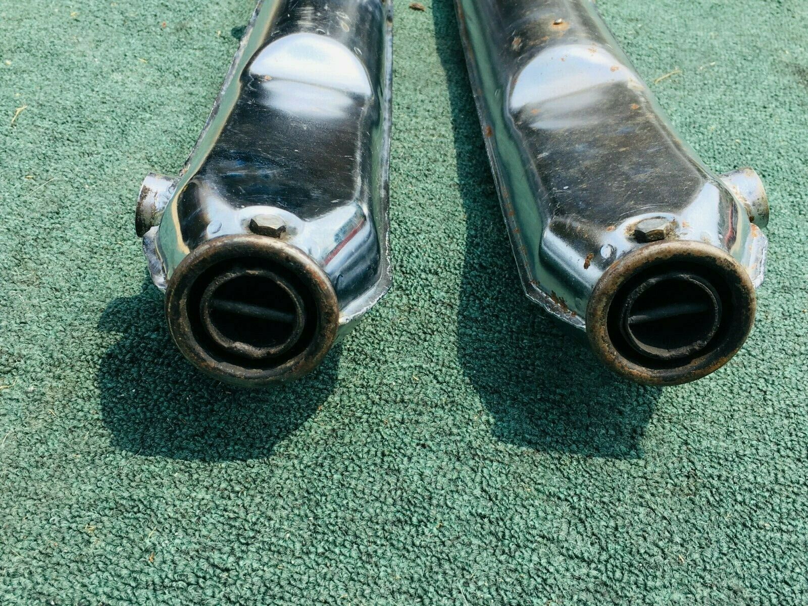 HONDA CB750 SANDCAST MUFFLERS - Fresh Stock Dated October 2025