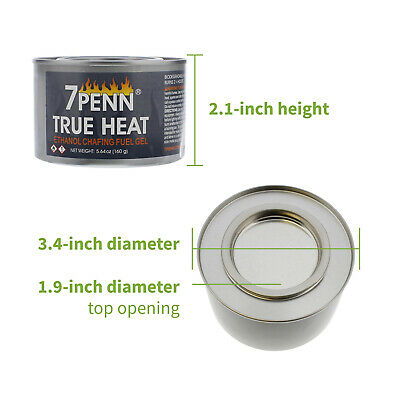 7Penn | Bio Ethanol Fuel Cans Fire Fuel Gel Ethanol Gel Cans Fire Gel Fuel 6pk - Fresh Stock Dated October 2025