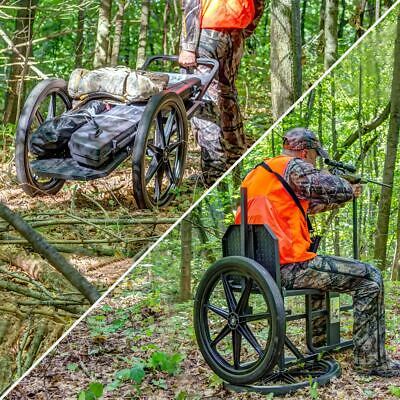 3-in-1 Hunting Chair, Game Cart, and Shooting Rest - Fresh Stock Dated October 2025