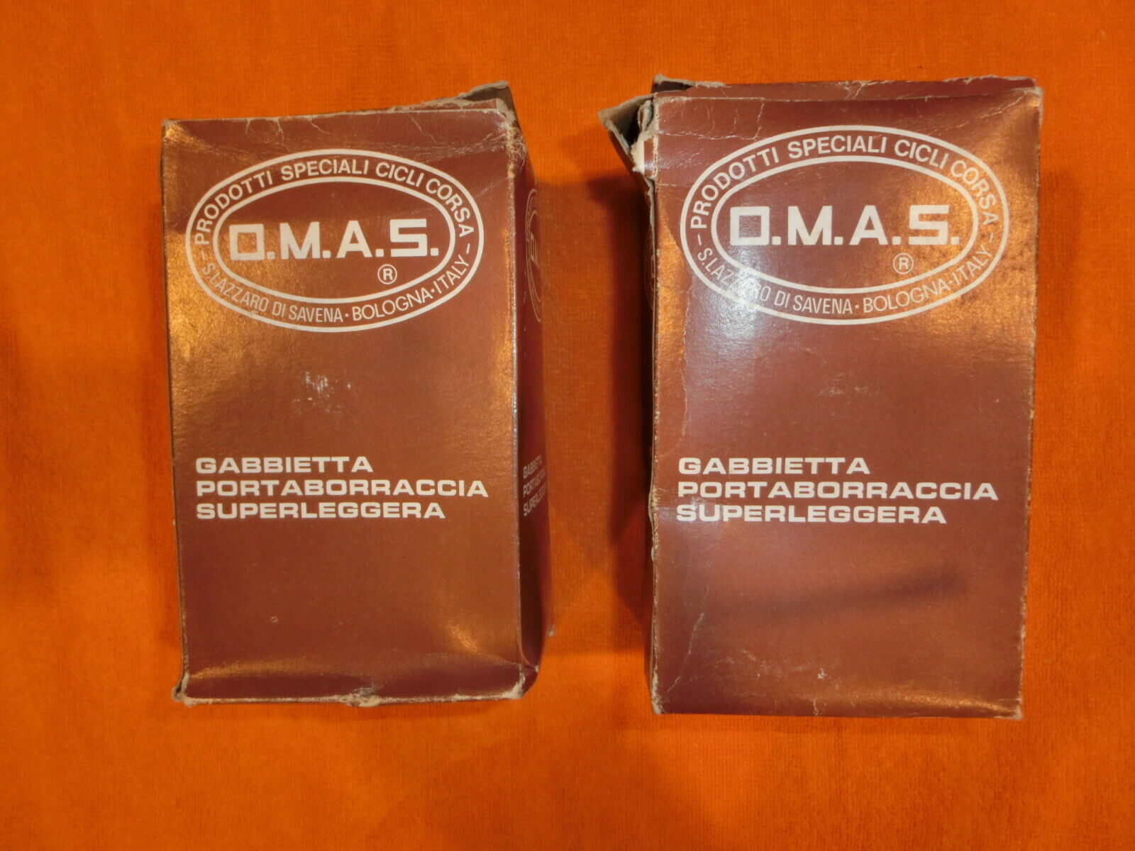Vintage O.M.A.S. Water Bottle Cages - Original Boxes - Mega Rare - Fresh Stock Dated October 2025