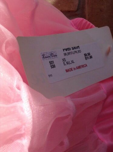 NWT Laura Dare Bright Pink Petticoat Tutu Girls Sz M USA Play Dress Up Dance - Fresh Stock Dated October 2025