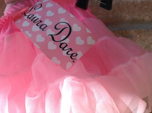 NWT Laura Dare Bright Pink Petticoat Tutu Girls Sz M USA Play Dress Up Dance - Fresh Stock Dated October 2025