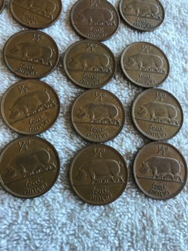 Lot Of 25 Irish Lucky Half-pennies 1966 - Fresh Stock Dated October 2025