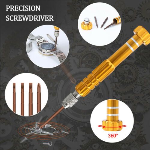 Watch Repair Tool Kit Spring Bar Tool Set,Case Opener,Watch Case Press with Case - Fresh Stock Dated October 2025