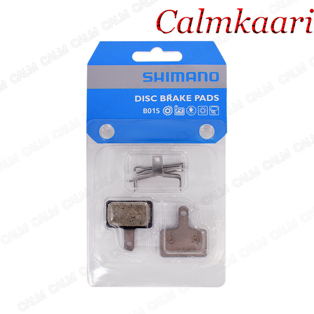 For M315 MT200 Acera, Altus, Deore, Deore LX Shimano B01S Resin Disc Brake Pads - Fresh Stock Dated October 2025