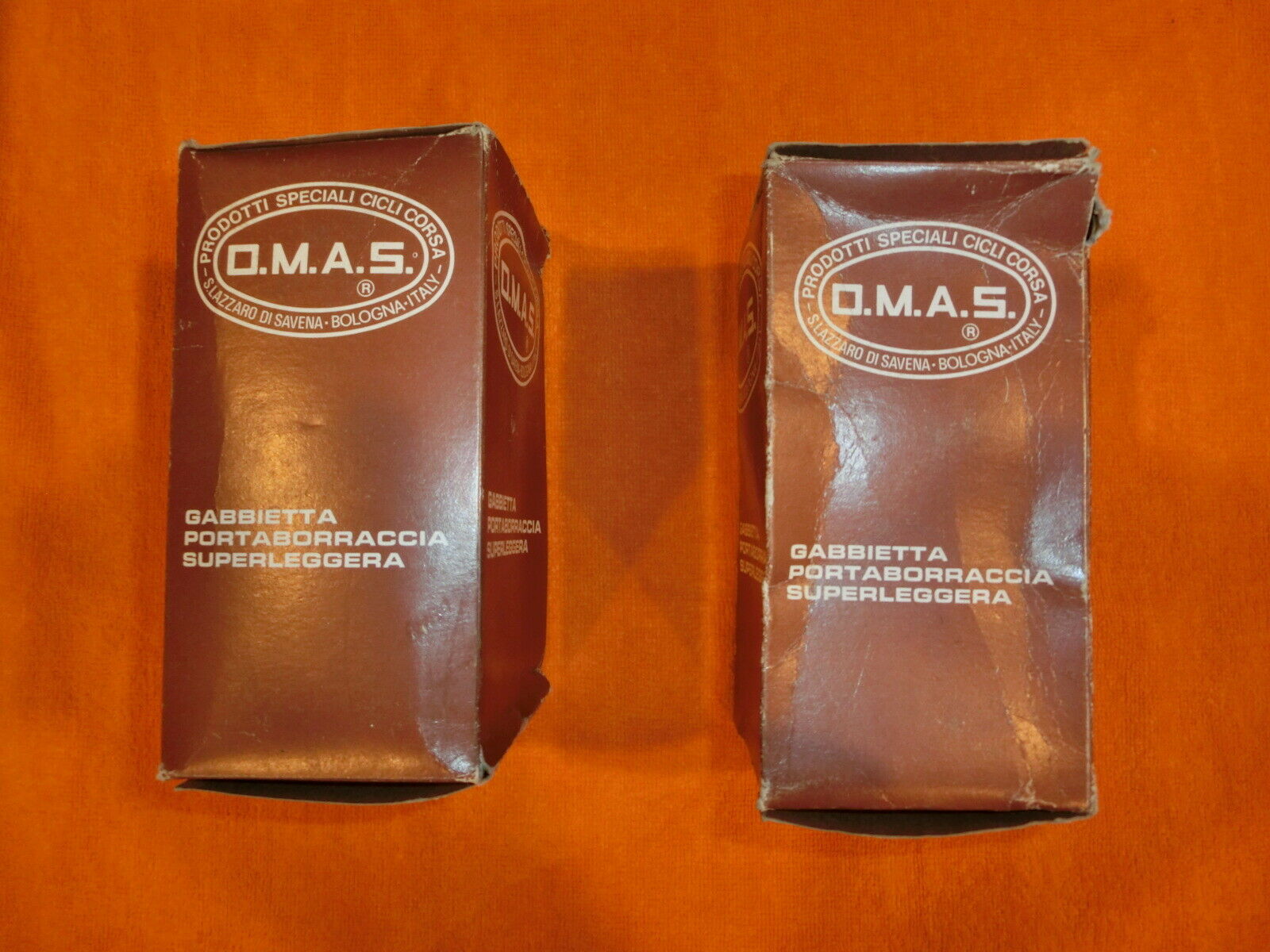Vintage O.M.A.S. Water Bottle Cages - Original Boxes - Mega Rare - Fresh Stock Dated October 2025