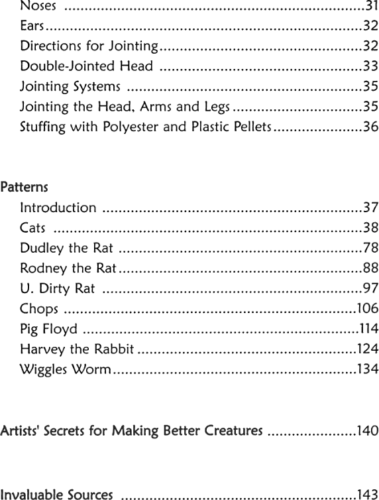 Cat Rat Pig Toy Doll How-To Pattern book 15 Patterns - Fresh Stock Dated October 2025