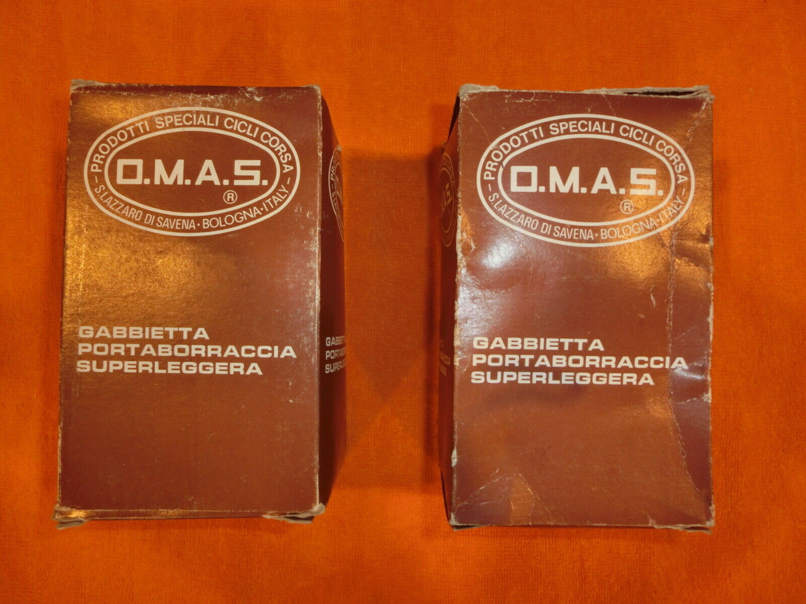 Vintage O.M.A.S. Water Bottle Cages - Original Boxes - Mega Rare - Fresh Stock Dated October 2025