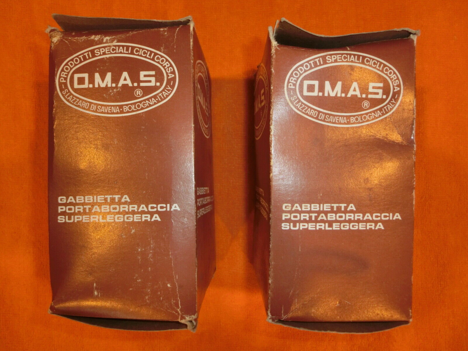 Vintage O.M.A.S. Water Bottle Cages - Original Boxes - Mega Rare - Fresh Stock Dated October 2025