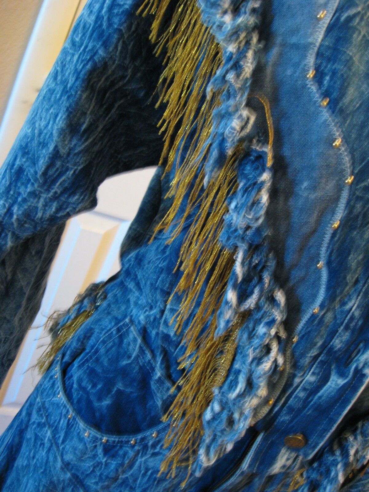 Carreli Acid-Washed Denim Western-Style Skirt & Jacket - Fresh Stock Dated October 2025