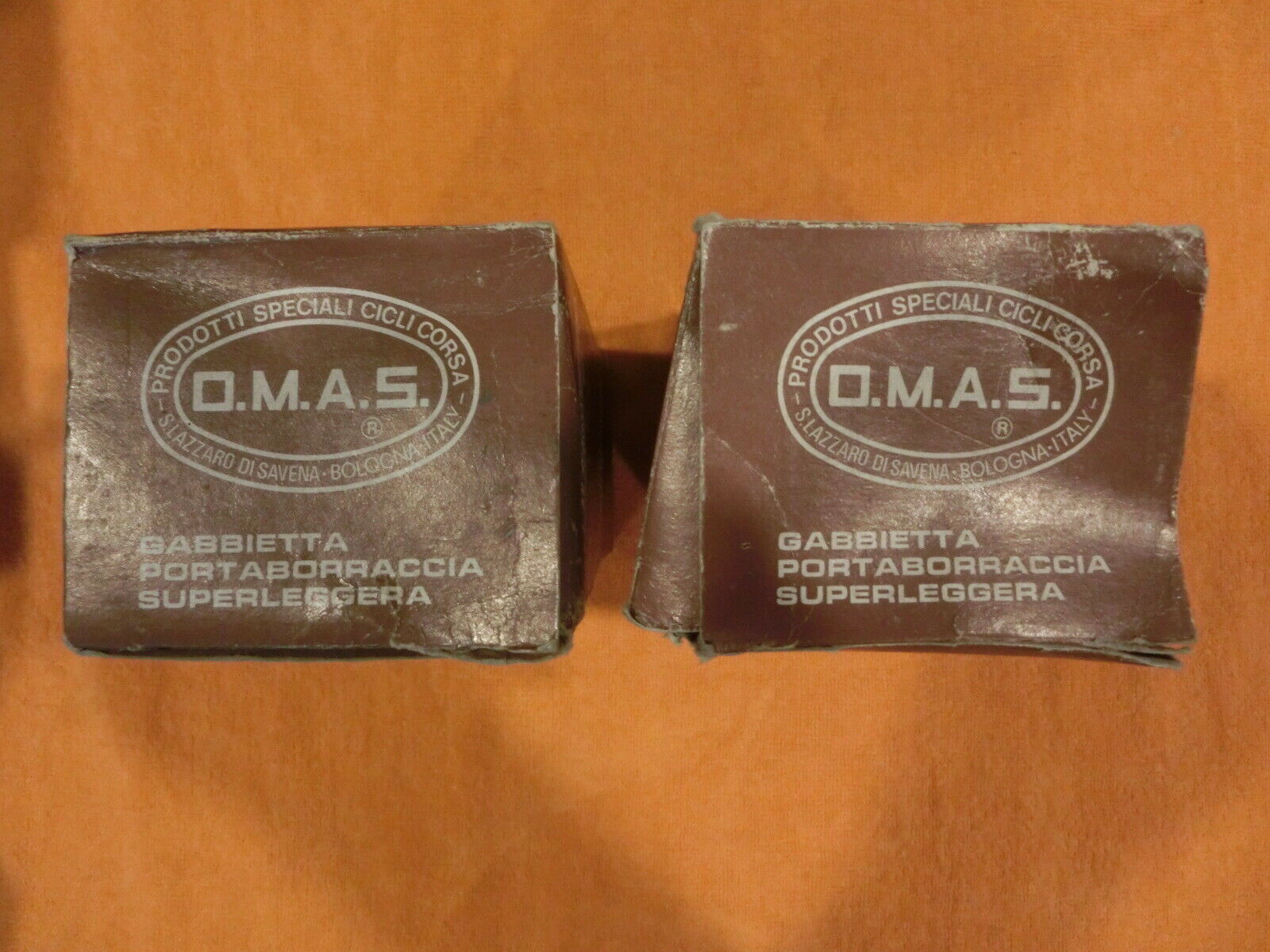 Vintage O.M.A.S. Water Bottle Cages - Original Boxes - Mega Rare - Fresh Stock Dated October 2025