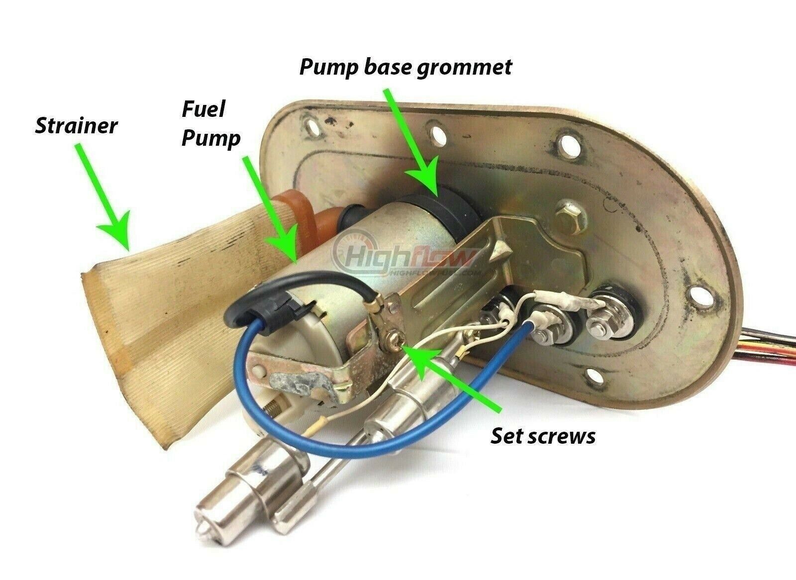 GSXR-750 SUZUKI SRAD 96-97 Fuel Pump + Tank Seal/Gasket & Petcock #15100-34E00 - Fresh Stock Dated October 2025