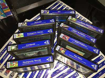 Atari 5200 Sticker end Labels (For All 154 Custom Game Stickers) - Fresh Stock Dated October 2025