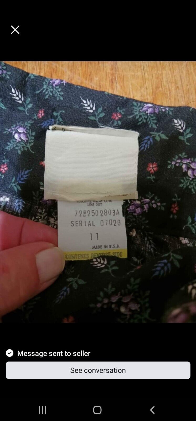 vintage gunne sax skirt floral size 11 midi length skirt - Fresh Stock Dated October 2025