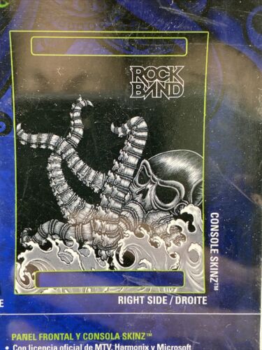 Mad Catz Xbox 360 Rockband Faceplate And Console Skin Factory Sealed Skull - Fresh Stock Dated October 2025