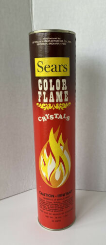 Vintage Seymour ~ unopened ~16 oz ~ Color Flame Crystals for Fireplace ~ 1 - Fresh Stock Dated October 2025