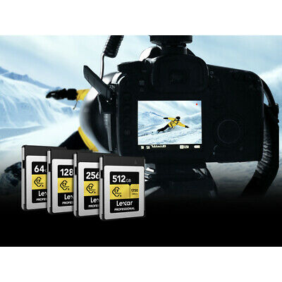 Lexar Professional CFexpress Type B 512 GB Memory Card + Lexar 2x2 Card Reader - Fresh Stock Dated October 2025