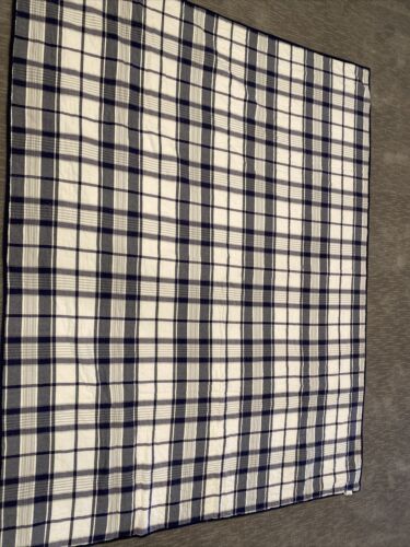 Pottery Barn Madras plaid reversable quilt and sham, Twin. - Fresh Stock Dated October 2025