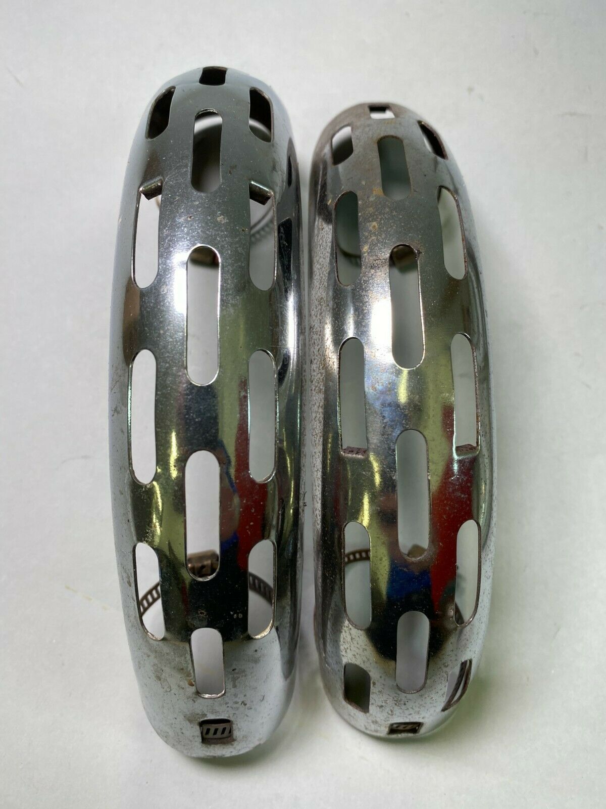 LUFTMEISTER EXHAUST HEADER/MUFFLER GUARDS FOR BMW AIRHEAD TWINS 1970-84 - Fresh Stock Dated October 2025