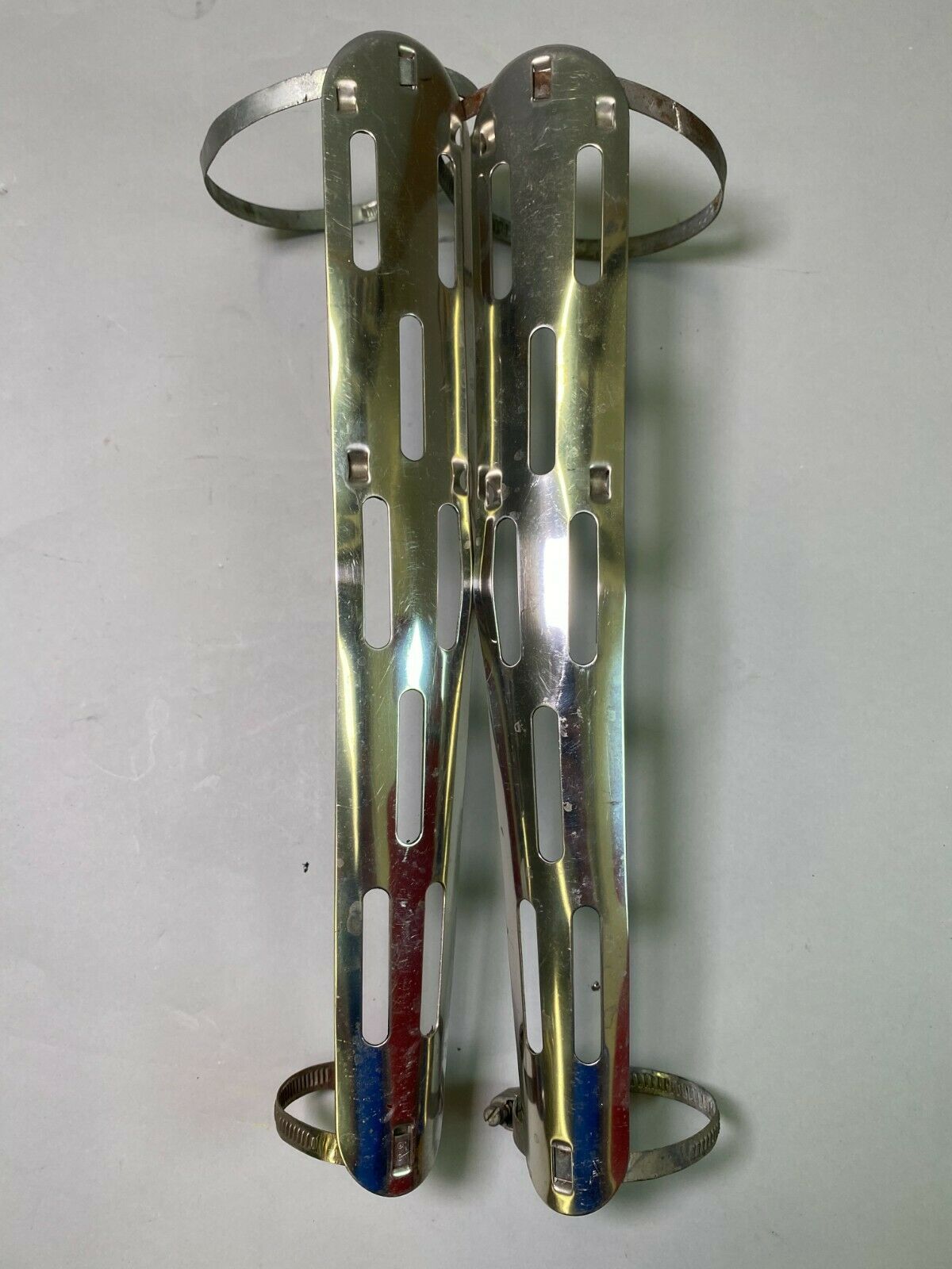 LUFTMEISTER EXHAUST HEADER/MUFFLER GUARDS FOR BMW AIRHEAD TWINS 1970-84 - Fresh Stock Dated October 2025