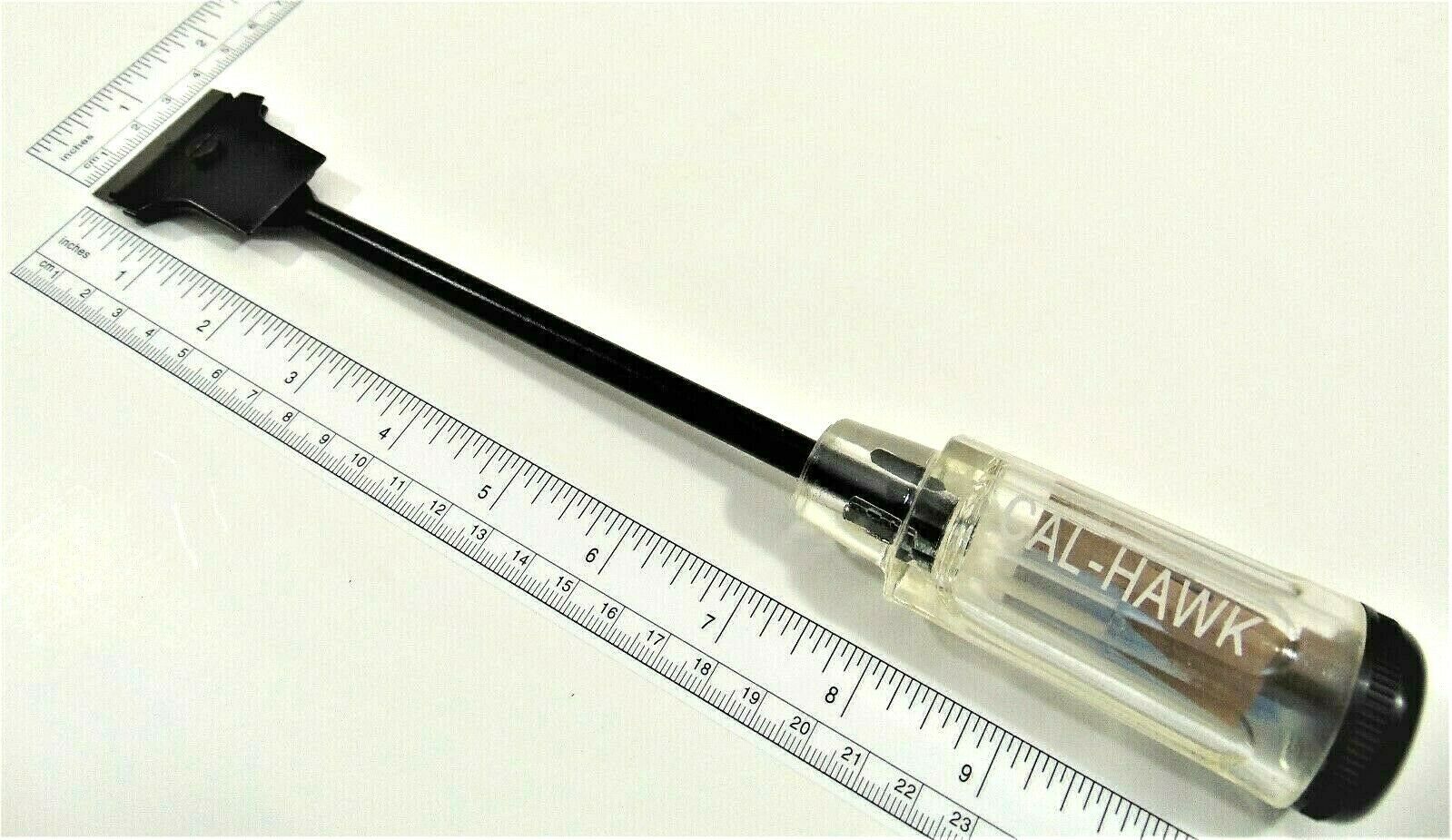 Razor Blade Extension Scraper Long Reach Handle Label Gasket Decal Remover Tool - Fresh Stock Dated October 2025