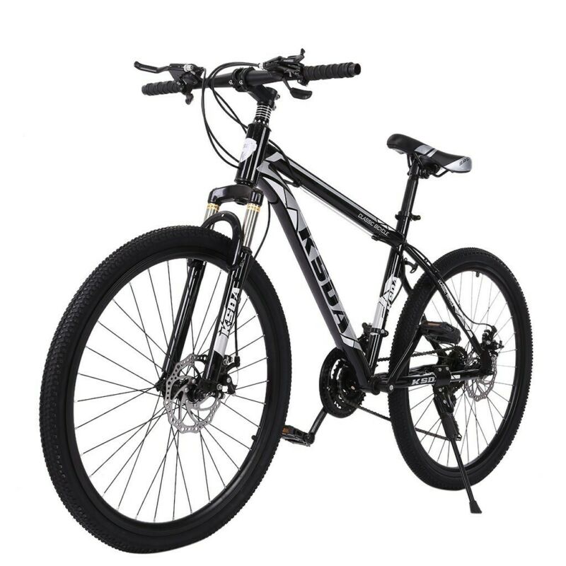 26 Inch Mountain Bike 21-Speed Dual Disc Brakes Full Suspension Non-slip Bicycle - Fresh Stock Dated October 2025