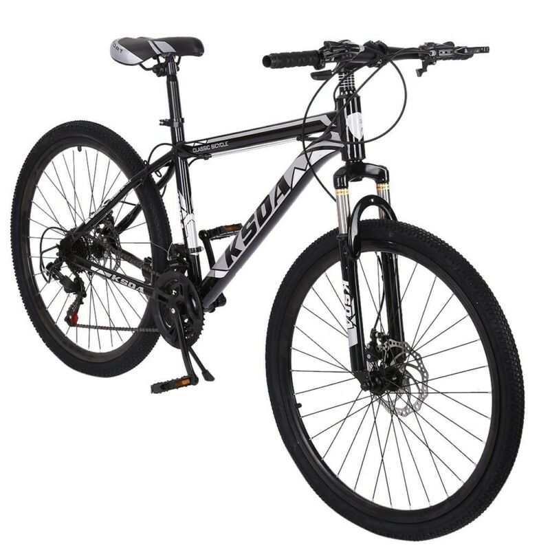 26 Inch Mountain Bike 21-Speed Dual Disc Brakes Full Suspension Non-slip Bicycle - Fresh Stock Dated October 2025