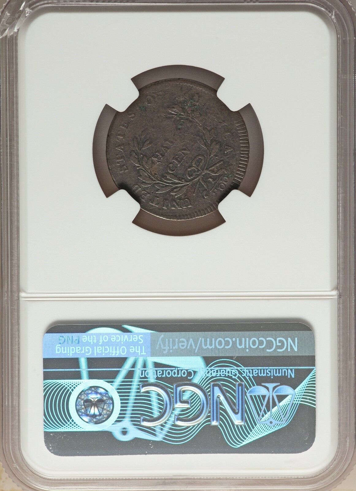 1797 C-3b R-4 NGC VF20 Lettered Edge Low Head Half Cent Coin 1/2c - Fresh Stock Dated October 2025