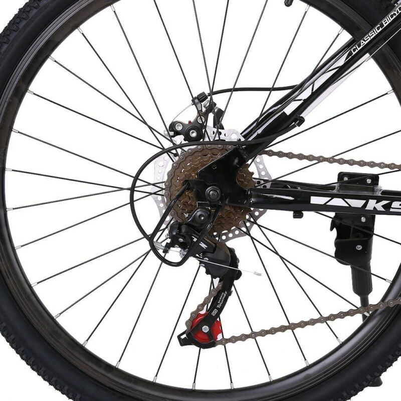 26 Inch Mountain Bike 21-Speed Dual Disc Brakes Full Suspension Non-slip Bicycle - Fresh Stock Dated October 2025