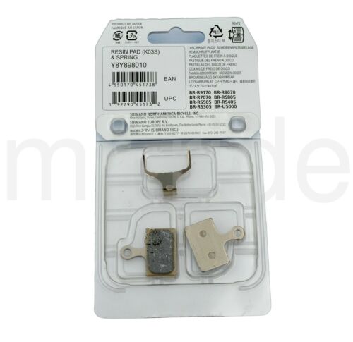 Shimano DURA-ACE R9170,ULTEGRA R8070,105 R7020 Disc Brake Resin Pad K03S NIB - Fresh Stock Dated October 2025