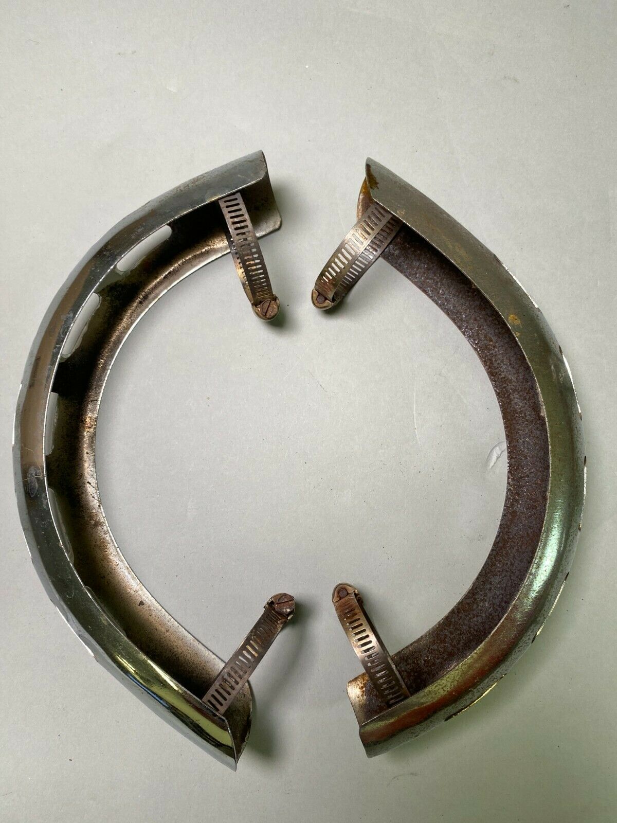 LUFTMEISTER EXHAUST HEADER/MUFFLER GUARDS FOR BMW AIRHEAD TWINS 1970-84 - Fresh Stock Dated October 2025