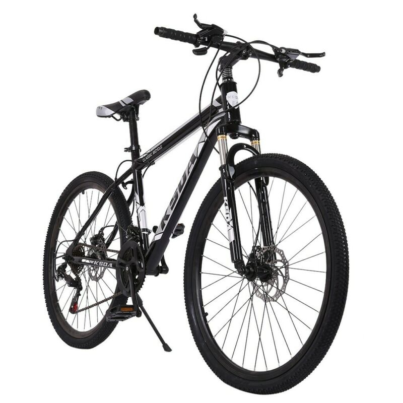 26 Inch Mountain Bike 21-Speed Dual Disc Brakes Full Suspension Non-slip Bicycle - Fresh Stock Dated October 2025