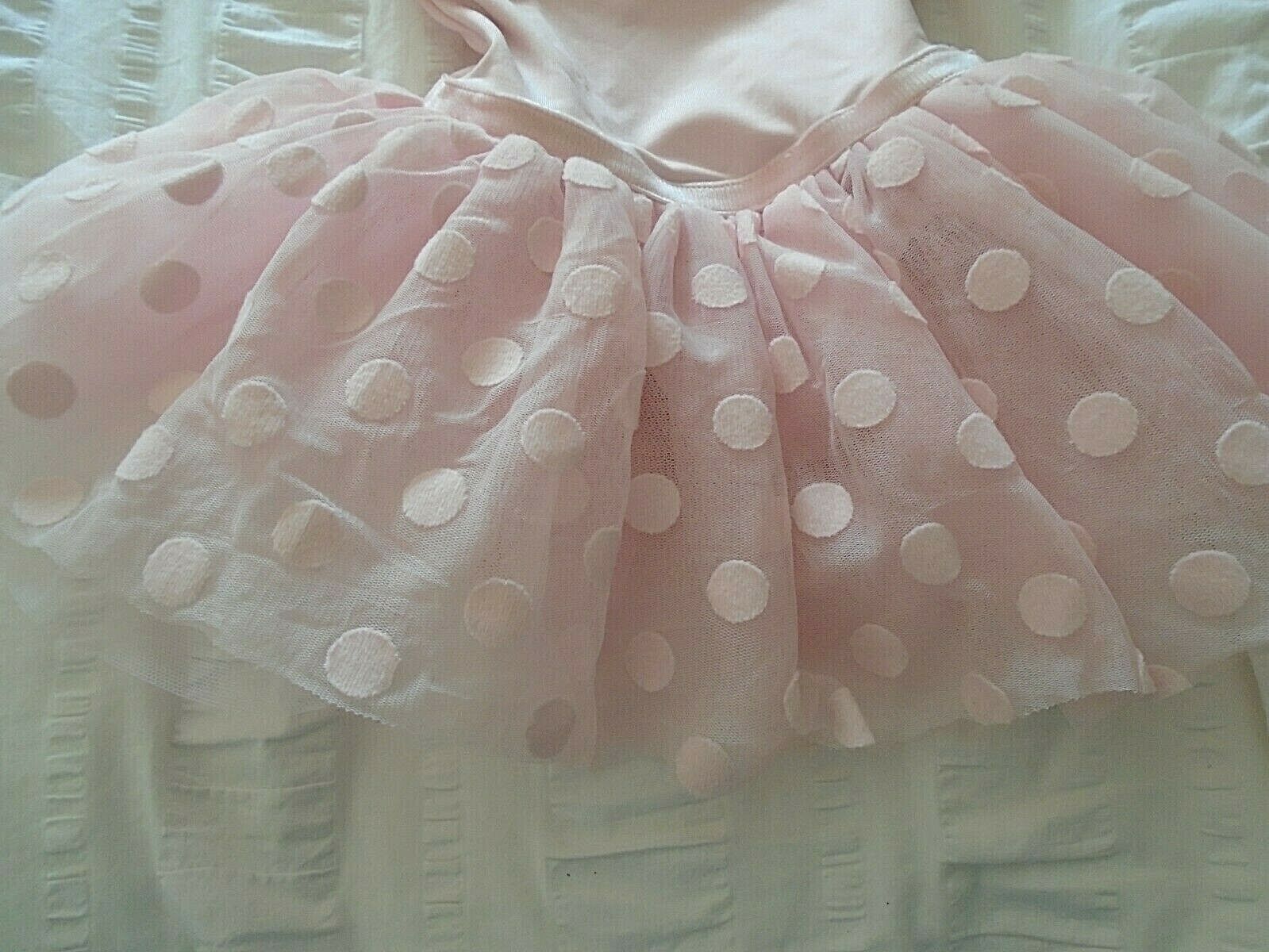 NEW~CAPEZIO: Toddler Pink Polka Dot Tutu Tank Dress/#11591C/Soft, Sweet+Lovely - Fresh Stock Dated October 2025