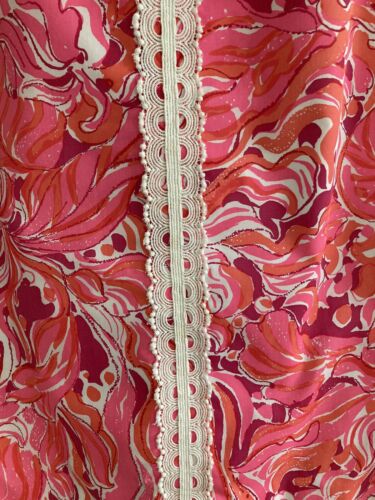 NWOT! Vintage LiLLY PULITZER “The Lilly” Hot Pink & Red Hostess Maxi Skirt! S - Fresh Stock Dated October 2025