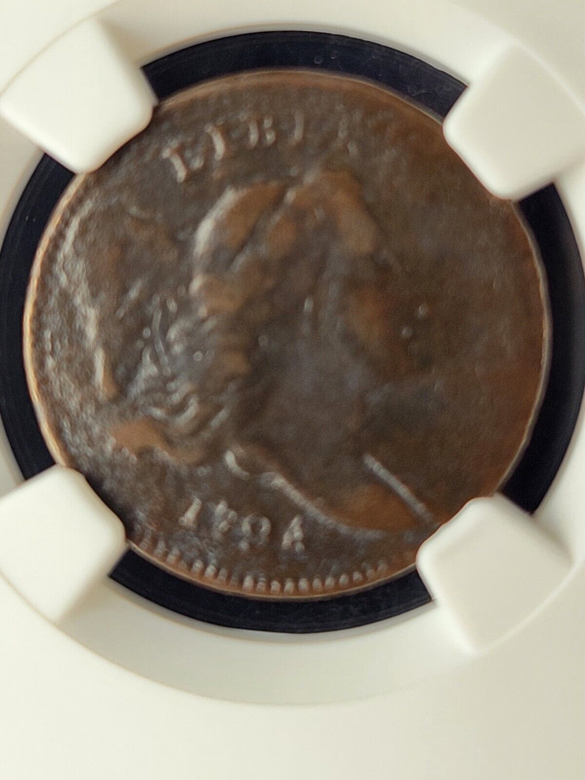 1794 US Liberty Cap Half Cent Low Relief Head Rare Variety C-4a NGC VF Rarity R3 - Fresh Stock Dated October 2025