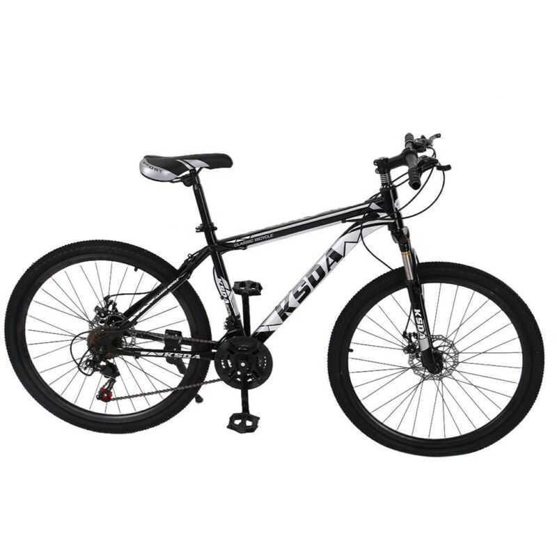 26 Inch Mountain Bike 21-Speed Dual Disc Brakes Full Suspension Non-slip Bicycle - Fresh Stock Dated October 2025
