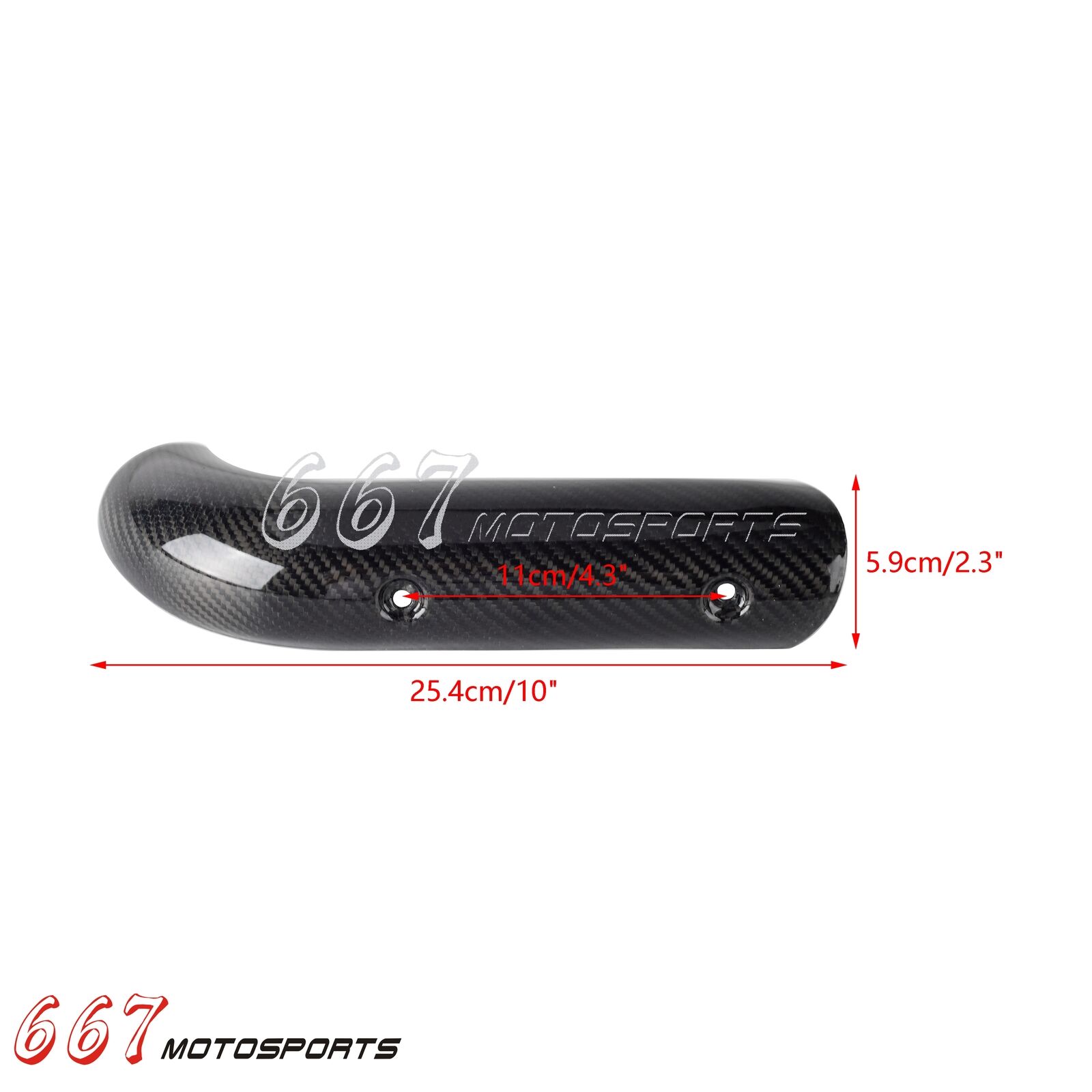 For Harley Pan America 1250 Carbon Fiber Exhaust Pipe Heat Shield Anti-scalding - Fresh Stock Dated October 2025