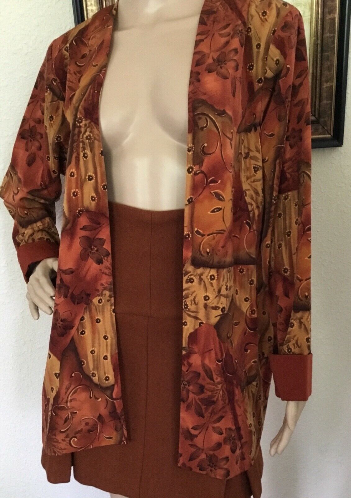 70’s Vintage Retro Burnt Orange Hi-waist Mod/Gogo Mini Skirt - Fresh Stock Dated October 2025