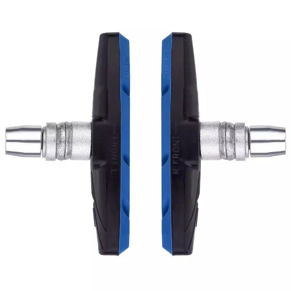 2 Pair Mountain Bike Bicycle Brake Pad Rubber V Brake Anti-skid Mute Brake Block - Fresh Stock Dated October 2025