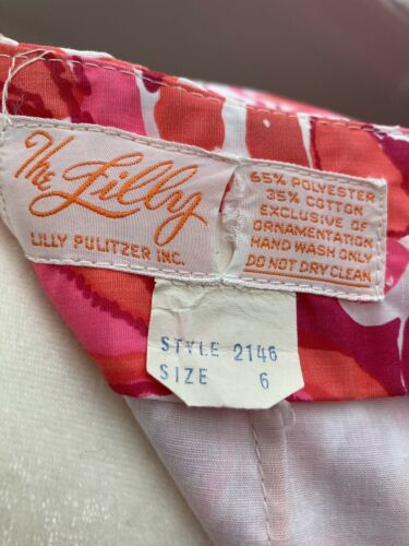 NWOT! Vintage LiLLY PULITZER “The Lilly” Hot Pink & Red Hostess Maxi Skirt! S - Fresh Stock Dated October 2025