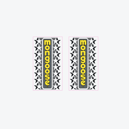 1985 Expert Mongoose decal set - Yellow - Fresh Stock Dated October 2025